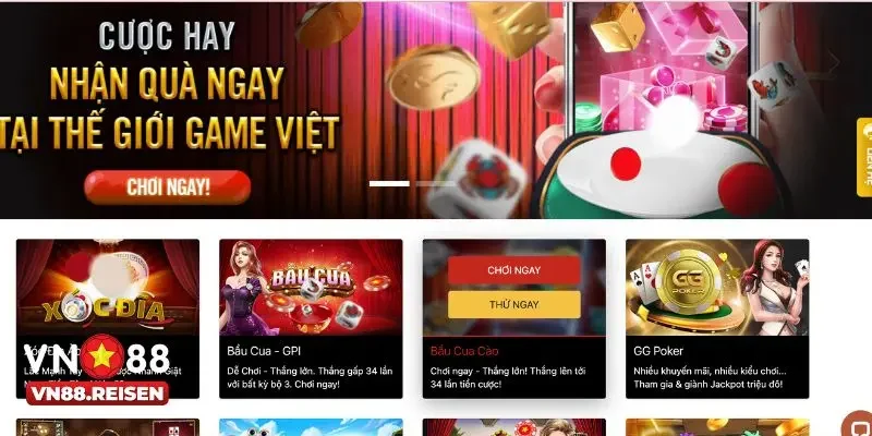 Các tựa game có tại sân chơi cá cược trực tuyến uy tín